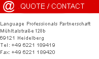 Contact Language Professionals